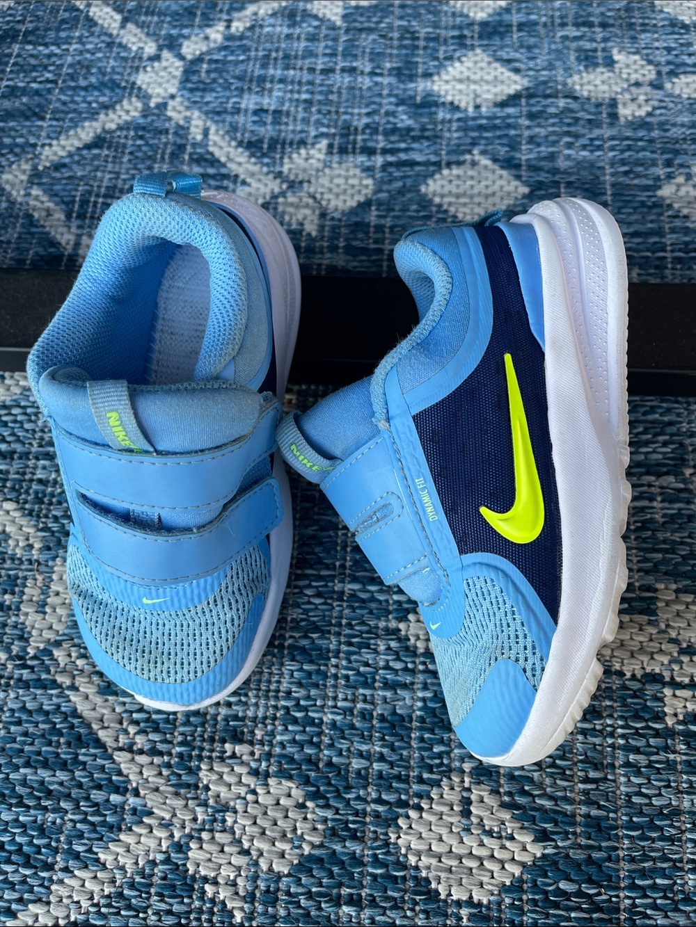 Nike Kids all star Runner Light Blue and Navy